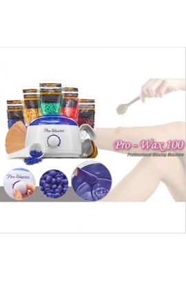 [全套一買即用!] PRO-WAX 100 家用蜜蜜蠟脫毛機套裝(白色) 附送脫毛蠟豆 